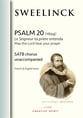 PSALM 20 for SATB choir SATB choral sheet music cover